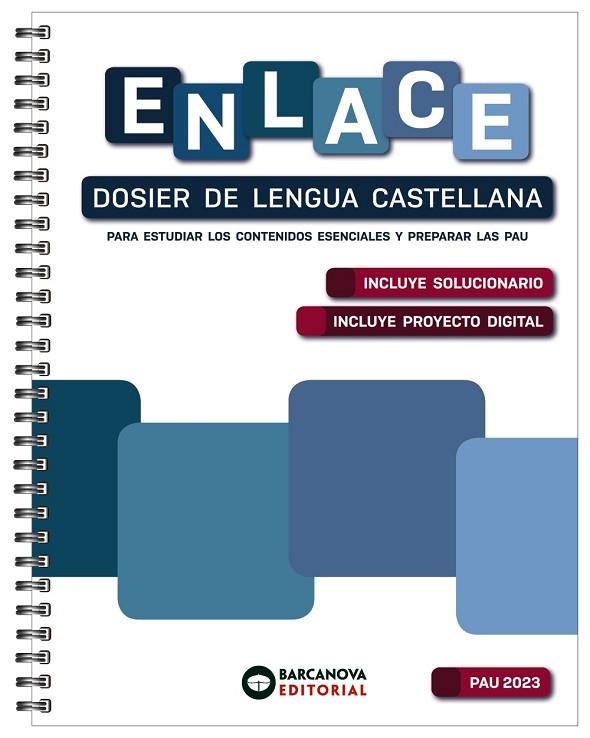 ENLACE. DOSIER DE LENGUA CASTELLANA PARA LAS PAU 2023 | 9788448958435 | CÁNOVAS, GERMÁN | Llibres Parcir | Llibreria Parcir | Llibreria online de Manresa | Comprar llibres en català i castellà online