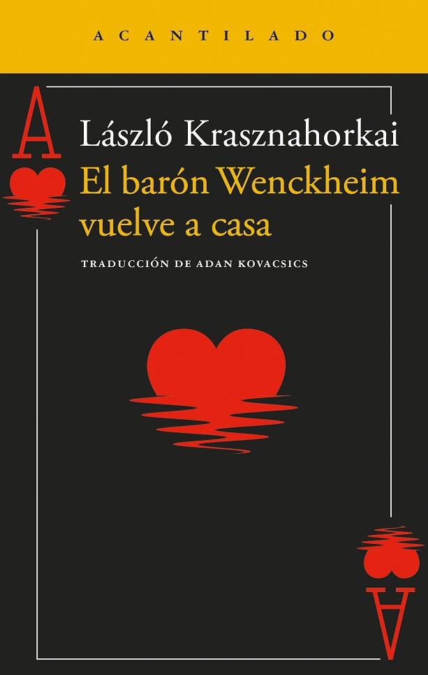 EL BARÓN WENCKHEIM VUELVE A CASA | 9788419958204 | KRASZNAHORKAI, LÁSZLÓ | Llibres Parcir | Llibreria Parcir | Llibreria online de Manresa | Comprar llibres en català i castellà online