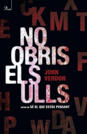 NO OBRIS ELS ULLS | 9788475882505 | JOHN VERDON | Llibres Parcir | Llibreria Parcir | Llibreria online de Manresa | Comprar llibres en català i castellà online