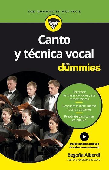 CANTO Y TÉCNICA VOCAL PARA DUMMIES | 9788432903663 | ALBERDI DE MIGUEL, BEGOÑA | Llibres Parcir | Llibreria Parcir | Llibreria online de Manresa | Comprar llibres en català i castellà online