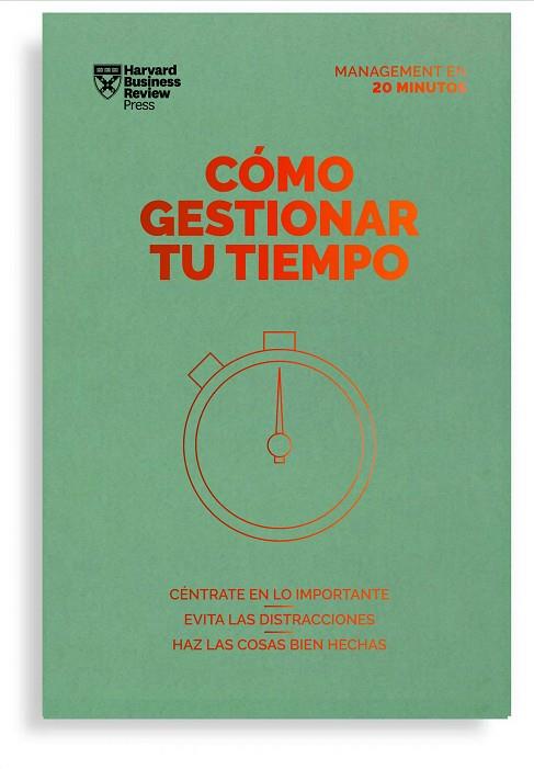 CÓMO GESTIONAR TU TIEMPO | 9788417963231 | HARVARD BUSINESS REVIEW | Llibres Parcir | Llibreria Parcir | Llibreria online de Manresa | Comprar llibres en català i castellà online