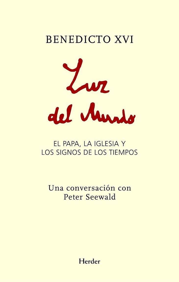 LUZ DEL MUNDO | 9788425427565 | BENEDICTO XVI | Llibres Parcir | Llibreria Parcir | Llibreria online de Manresa | Comprar llibres en català i castellà online