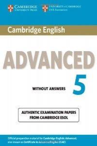 CAMBRIDGE ENGLISH ADVANCED 5 STUDENT BOOK WITHOUT ANSWERS | 9781107603233 | CAMBRIDGE ESOL | Llibres Parcir | Llibreria Parcir | Llibreria online de Manresa | Comprar llibres en català i castellà online
