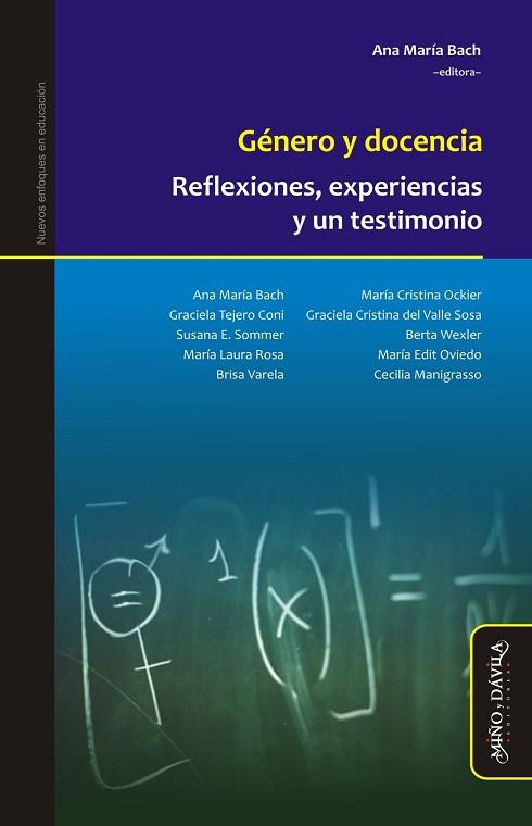 GÉNERO Y DOCENCIA. REFLEXIONES, EXPERIENCIAS Y UN TESTIMONIO | PODI123821 | BACH  ANA MARÍA | Llibres Parcir | Llibreria Parcir | Llibreria online de Manresa | Comprar llibres en català i castellà online