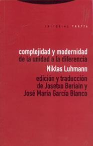 COMPLEJIDAD Y MODERNIDAD | 9788481642186 | LUHMANN | Llibres Parcir | Librería Parcir | Librería online de Manresa | Comprar libros en catalán y castellano online