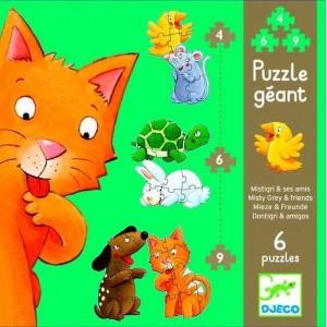 PUZZLE GEANT : MISTIGRI Y SUS AMIGOS (2+ AÑOS) | 3070900071131 | Llibres Parcir | Llibreria Parcir | Llibreria online de Manresa | Comprar llibres en català i castellà online