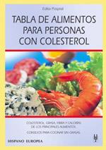 TABLA DE ALIMENTOS PARA PERSONAS CON COLESTEROL | 9788425514630 | POSPISIL | Llibres Parcir | Llibreria Parcir | Llibreria online de Manresa | Comprar llibres en català i castellà online