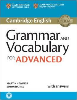 GRAMMAR AND VOCABULARY FOR ADVANCED BOOK WITH ANSWERS AND AUDIO | 9781107481114 | HEWINGS,MARTIN / HAINES,SIMON | Llibres Parcir | Llibreria Parcir | Llibreria online de Manresa | Comprar llibres en català i castellà online