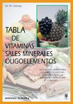 TABLA DE VITAMINAS SALES MINERALES OLIGOELEMENTOS | 9788425513558 | DR PH DOROSZ | Llibres Parcir | Llibreria Parcir | Llibreria online de Manresa | Comprar llibres en català i castellà online