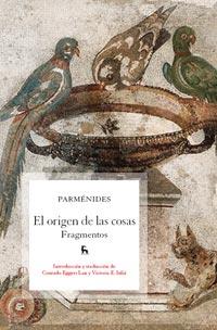 EL ORIGEN DE LAS COSAS FRAGMENTOS col bib basica Gredos | 9788424920951 | PARMENIDES INTROD TRAD CONRADO EGGERS LAN VITORIA E JUL | Llibres Parcir | Llibreria Parcir | Llibreria online de Manresa | Comprar llibres en català i castellà online