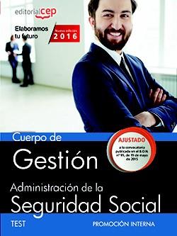 CUERPO DE GESTIÓN DE LA ADMINISTRACIÓN DE LA SEGURIDAD SOCIAL (PROMOCIÓN INTERNA | 9788468169361 | EDITORIAL CEP | Llibres Parcir | Llibreria Parcir | Llibreria online de Manresa | Comprar llibres en català i castellà online