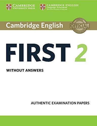 CAMBRIDGE ENGLISH FIRST 2 STUDENT'S BOOK WITHOUT ANSWERS | 9781316502983 | AA.VV | Llibres Parcir | Llibreria Parcir | Llibreria online de Manresa | Comprar llibres en català i castellà online