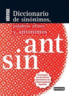 Diccionario Vértice de sinónimos, palabras afines y antónimos | 9788444110615 | Carmen Gutiérrez | Llibres Parcir | Llibreria Parcir | Llibreria online de Manresa | Comprar llibres en català i castellà online