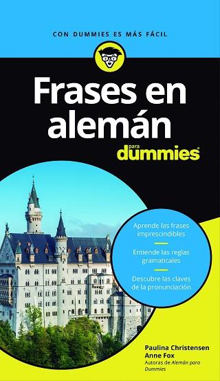 FRASES EN ALEMÁN PARA DUMMIES | 9788432903373 | PAULINA CHRISTENSEN/ANNE FOX | Llibres Parcir | Llibreria Parcir | Llibreria online de Manresa | Comprar llibres en català i castellà online