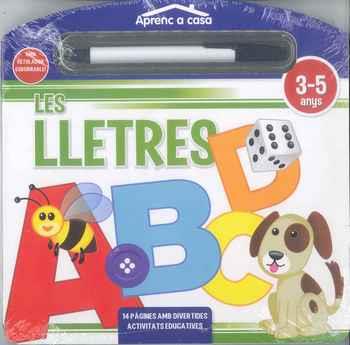 APRENC A CASA: LES LLETRES (LLIBRE PISSARRA) AMB RETOLADOR ESBORRABLE 3-5 ANYS | 9788499396095 | VVAA | Llibres Parcir | Llibreria Parcir | Llibreria online de Manresa | Comprar llibres en català i castellà online