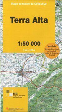 37 TERRA ALTA 1:50.000 -MAPA COMARCAL DE CATALUNYA | 8414774340736 | Llibres Parcir | Llibreria Parcir | Llibreria online de Manresa | Comprar llibres en català i castellà online