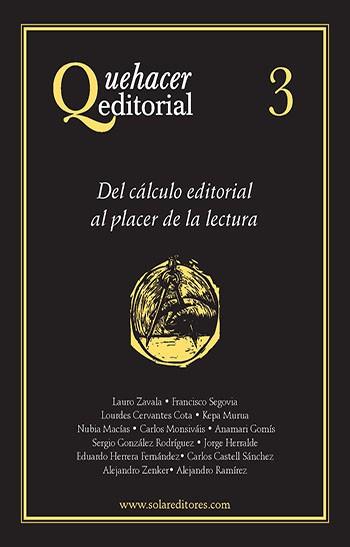 QUEHACER EDITORIAL 3 | PODI27953 | ZENKER  ALEJANDRO | Llibres Parcir | Librería Parcir | Librería online de Manresa | Comprar libros en catalán y castellano online