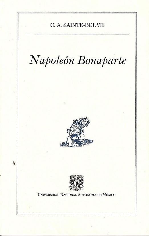 NAPOLEÓN BONAPARTE | PODI106721 | DE SAINTE-BEUVE  CHARLES AUGUSTIN | Llibres Parcir | Llibreria Parcir | Llibreria online de Manresa | Comprar llibres en català i castellà online