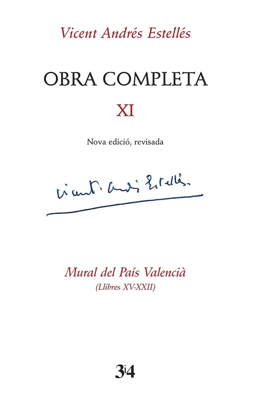 OBRA COMPLETA REVISADA, VOLUM 11 | 9788417469788 | ANDRÉS ESTELLÉS, VICENT | Llibres Parcir | Llibreria Parcir | Llibreria online de Manresa | Comprar llibres en català i castellà online