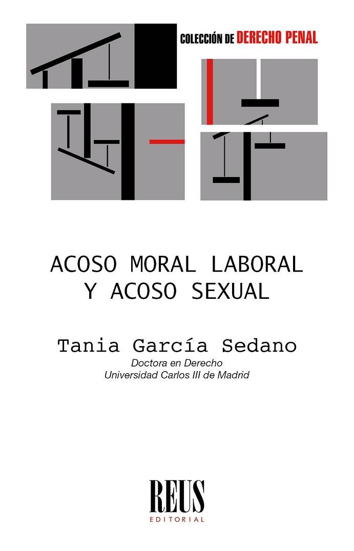 ACOSO MORAL LABORAL Y ACOSO SEXUAL | 9788429027303 | GARCÍA SEDANO, TANIA | Llibres Parcir | Llibreria Parcir | Llibreria online de Manresa | Comprar llibres en català i castellà online