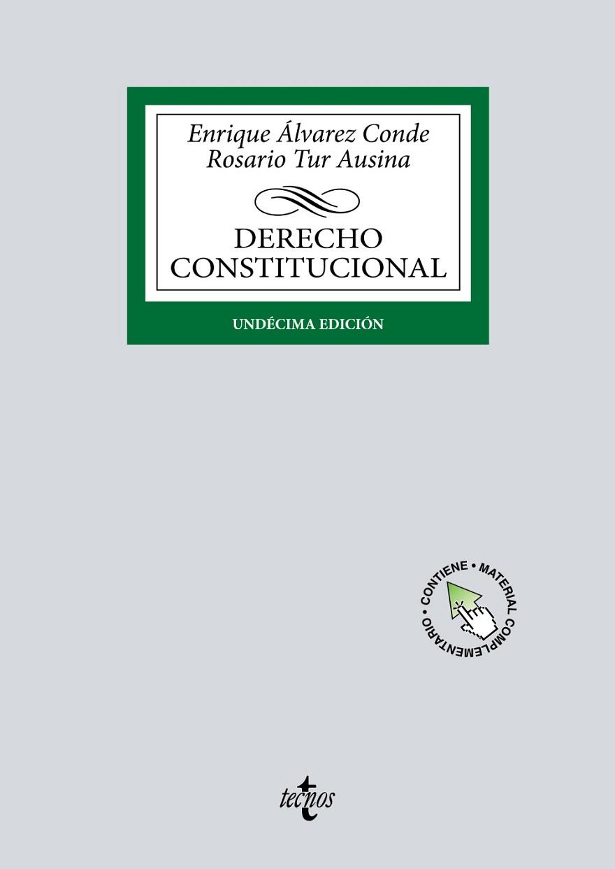 DERECHO CONSTITUCIONAL | 9788430988129 | ÁLVAREZ CONDE, ENRIQUE / TUR AUSINA, ROSARIO | Llibres Parcir | Llibreria Parcir | Llibreria online de Manresa | Comprar llibres en català i castellà online