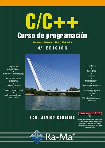 C/C++ CURSO DE PROGRAMACIÓN | 9788499645278 | RCO JAVIER CEBALLOS | Llibres Parcir | Llibreria Parcir | Llibreria online de Manresa | Comprar llibres en català i castellà online