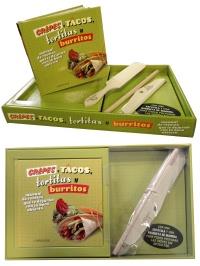 CREPES TACOS TORTITAS Y BURRITOS | 9788480169820 | CON ESPATULA Y RASQUETA DE MADERA | Llibres Parcir | Llibreria Parcir | Llibreria online de Manresa | Comprar llibres en català i castellà online