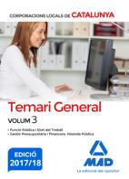 CORPORACIONS LOCALS DE CATALUNYA. TEMARI GENERAL 3 | 9788414211731 | AA.VV | Llibres Parcir | Llibreria Parcir | Llibreria online de Manresa | Comprar llibres en català i castellà online