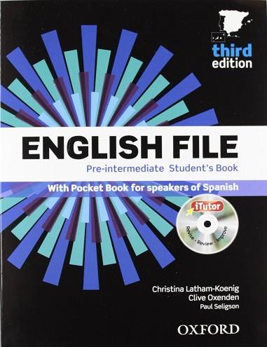 English file pint sb+wb w/k pk 3ed | 9780194598934 | Varios autores | Llibres Parcir | Librería Parcir | Librería online de Manresa | Comprar libros en catalán y castellano online