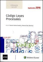 CODIGO LEYES PROCESALES 2016, 1ª EDICIÓN SEPTIEMBR | 9788490205488 | VICENTE GIMENO SENDRA; MANUEL DÍAZ MARTÍNEZ | Llibres Parcir | Llibreria Parcir | Llibreria online de Manresa | Comprar llibres en català i castellà online