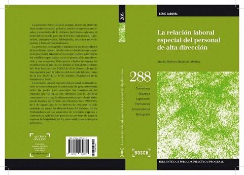 La relación laboral especial del personal de alta dirección | 9788497909877 | Rubio de Medina, María Dolores | Llibres Parcir | Librería Parcir | Librería online de Manresa | Comprar libros en catalán y castellano online