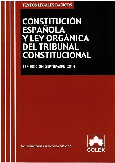 CONSTITUCION ESPAÑOLA Y TRIBUNAL CONSTITUCIONAL | 9788483424551 | VVAA | Llibres Parcir | Llibreria Parcir | Llibreria online de Manresa | Comprar llibres en català i castellà online