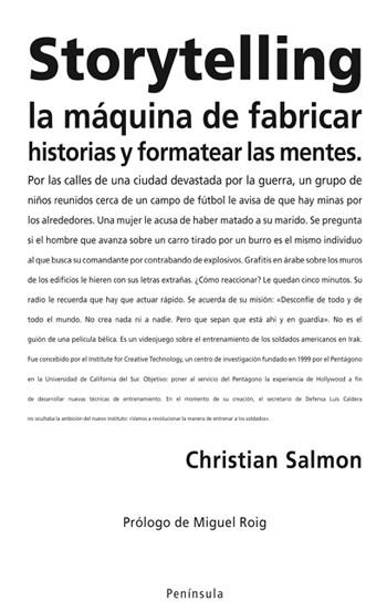 STORYTELLING maquina fabricar historias formatear ment | 9788483078358 | SALMON CHRISTIAN | Llibres Parcir | Librería Parcir | Librería online de Manresa | Comprar libros en catalán y castellano online