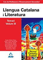 VOL 3 LLENGUA CATALANA LITERATURA TEMARI | 9788466581745 | Llibres Parcir | Llibreria Parcir | Llibreria online de Manresa | Comprar llibres en català i castellà online