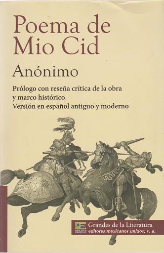 POEMA DEL MIO CID | 9786071411556 | ANONIMO | Llibres Parcir | Librería Parcir | Librería online de Manresa | Comprar libros en catalán y castellano online