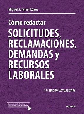 COMO REDACTAR SOLICITUDES RECLAMACIONES DEMANDAS | 9788423427710 | FERRER LOPEZ | Llibres Parcir | Llibreria Parcir | Llibreria online de Manresa | Comprar llibres en català i castellà online