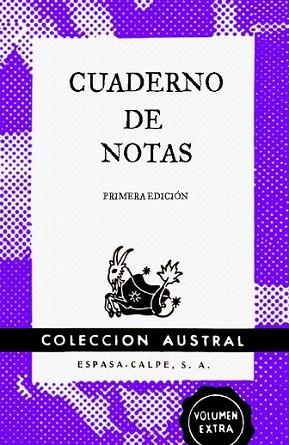 Cuaderno de notas violeta 11,2x17,4cm | 9788467008449 | Espasa Calpe | Llibres Parcir | Llibreria Parcir | Llibreria online de Manresa | Comprar llibres en català i castellà online