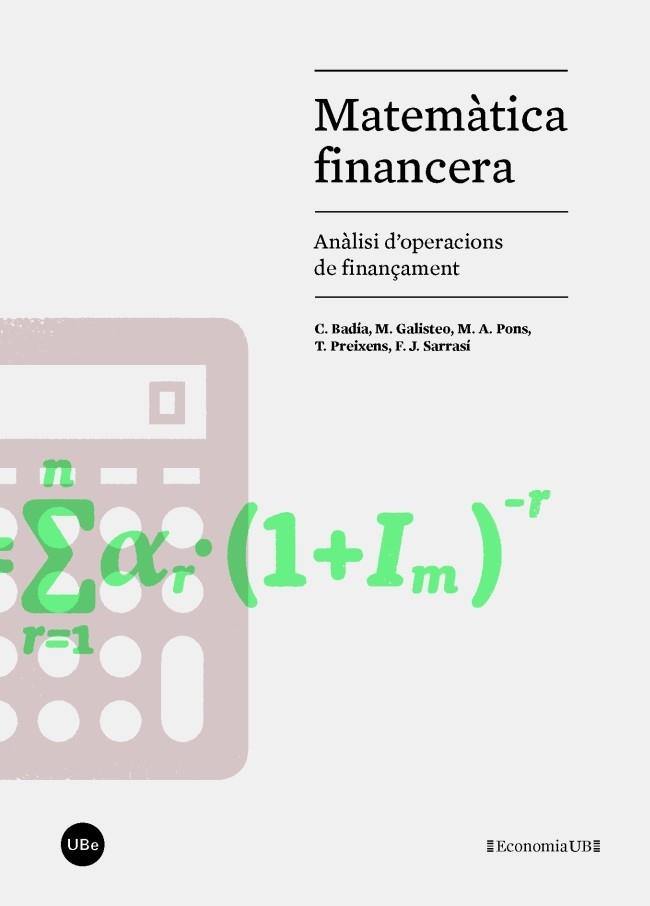 MATEMÀTICA FINANCERA | 9788447539093 | VARIOS AUTORES | Llibres Parcir | Llibreria Parcir | Llibreria online de Manresa | Comprar llibres en català i castellà online