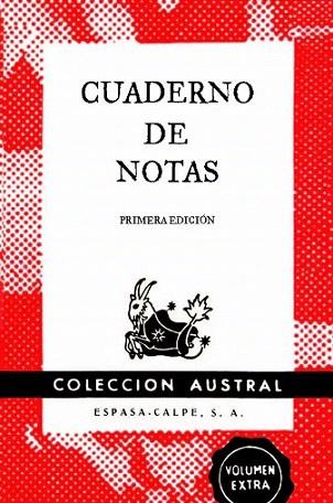 Cuaderno de notas rojo 9x14cm | 9788467008371 | Espasa Calpe | Llibres Parcir | Llibreria Parcir | Llibreria online de Manresa | Comprar llibres en català i castellà online