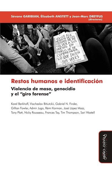 RESTOS HUMANOS E IDENTIFICACIÓN . VIOLENCIA DE MASA, GENOCIDIO Y EL "GIRO FORENSE" | PODI124633 | WASTELL  SARI/THOMPSON  TIM/ROUSSEAU  NICKY/LÓPEZ MAZZ  JOSÉ/PLATT  TONY/KORMAN  RÉMI/JUGO  ADMIR/FI | Llibres Parcir | Llibreria Parcir | Llibreria online de Manresa | Comprar llibres en català i castellà online