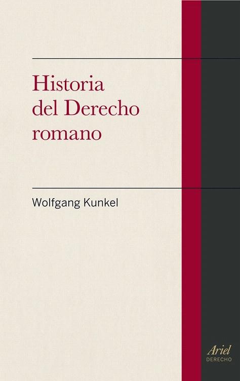 Historia del Derecho romano | 9788434401082 | Wolfgang Kunkel | Llibres Parcir | Llibreria Parcir | Llibreria online de Manresa | Comprar llibres en català i castellà online