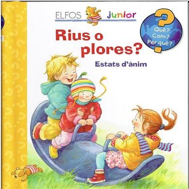 QUÈ? JUNIOR. RIUS O PLORES? | 9788484234104 | Llibres Parcir | Llibreria Parcir | Llibreria online de Manresa | Comprar llibres en català i castellà online