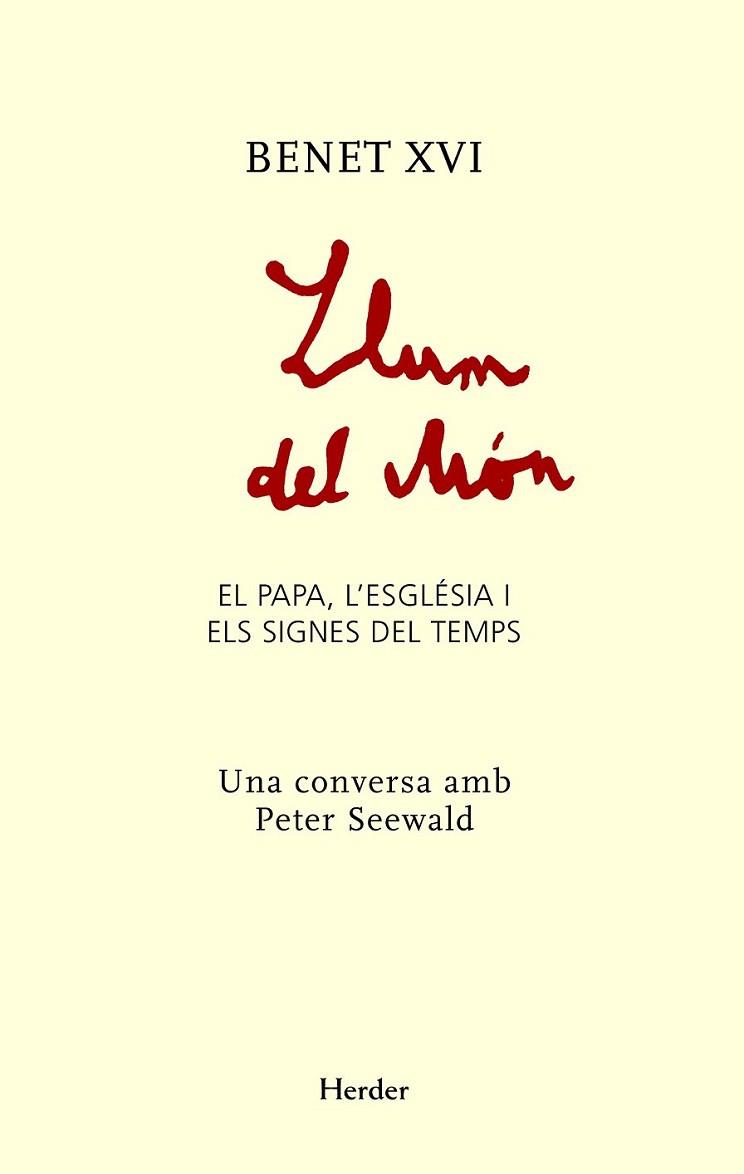 LLUM DEL MON | 9788425427572 | BENET XVI | Llibres Parcir | Llibreria Parcir | Llibreria online de Manresa | Comprar llibres en català i castellà online