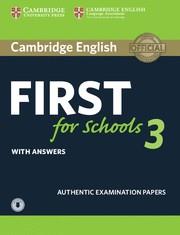 CAMBRIDGE ENGLISH FIRST FOR SCHOOLS 3 STUDENT'S BOOK WITH ANSWERS WITH AUDIO | 9781108380850 | Llibres Parcir | Llibreria Parcir | Llibreria online de Manresa | Comprar llibres en català i castellà online