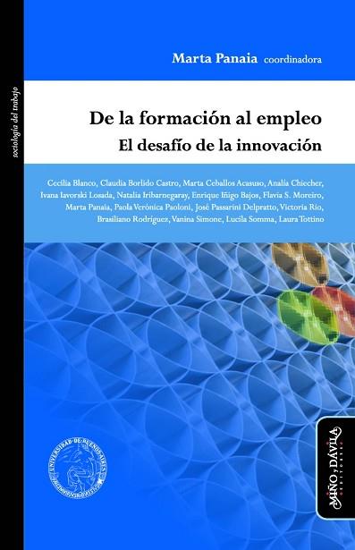 DE LA FORMACIÓN AL EMPLEO.. EL DESAFÍO DE LA INNOVACIÓN | PODI124683 | PANAIA  MARTA | Llibres Parcir | Llibreria Parcir | Llibreria online de Manresa | Comprar llibres en català i castellà online