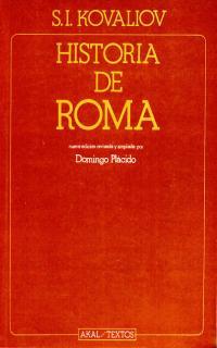 HISTORIA DE ROMA | 9788476004722 | KOVALIOV | Llibres Parcir | Librería Parcir | Librería online de Manresa | Comprar libros en catalán y castellano online