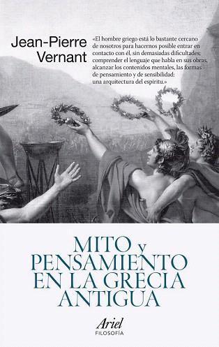 MITO Y PENSAMIENTO EN LA GRECIA ANTIGUA | 9788434409583 | JEAN-PIERRE VERNANT | Llibres Parcir | Llibreria Parcir | Llibreria online de Manresa | Comprar llibres en català i castellà online