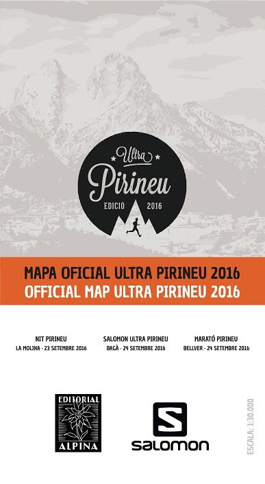 MAPA OFICIAL ULTRAPIRINEU 2015 1:30.000 -ALPINA | 9788480906029 | Llibres Parcir | Llibreria Parcir | Llibreria online de Manresa | Comprar llibres en català i castellà online