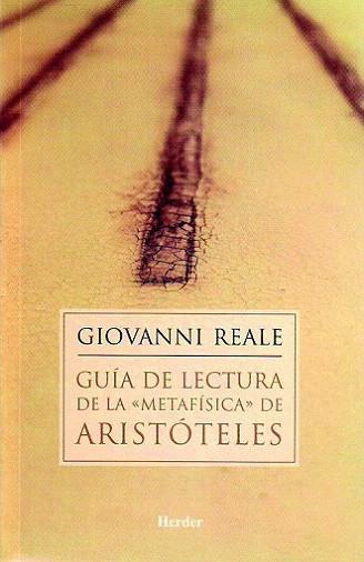 G LECTURA METAFISICA ARISTOTELES | 9788425420894 | REALE | Llibres Parcir | Llibreria Parcir | Llibreria online de Manresa | Comprar llibres en català i castellà online