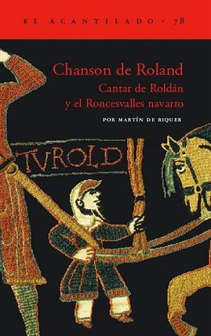 CHANSON DE ROLAND | 9788496136243 | MARTIN DE RIQUER | Llibres Parcir | Llibreria Parcir | Llibreria online de Manresa | Comprar llibres en català i castellà online